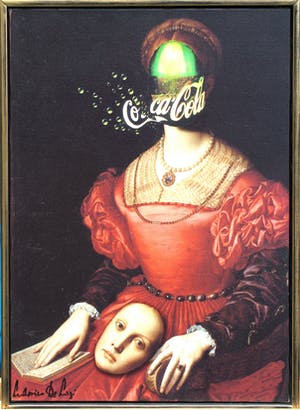 Ludovico DeLuigi - Mona Lisa with a Coca-Cola face kopen? Bied vanaf 295!