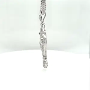 Magnificent Pendant in 18 Karat with 177 Brillants 1,65 carat with Chain kopen? Bied vanaf 2200!