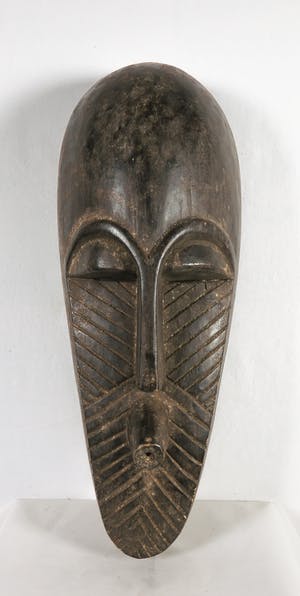 Fang - Donker masker met scarificaties kopen? Bied vanaf 1!