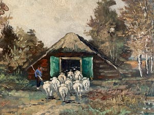 Jan van Vlaardingen - Schaapskooi op Gooise heide kopen? Bied vanaf 80!