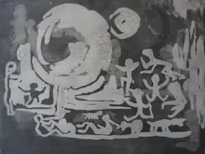 Jan Bernard Meinen - Ets uit 1965 zonder titel. kopen? Bied vanaf 20!