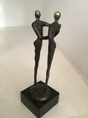 Corry Ammerlaan - Sculptuur “ DANK “. Gesigneerd kopen? Bied vanaf 1!