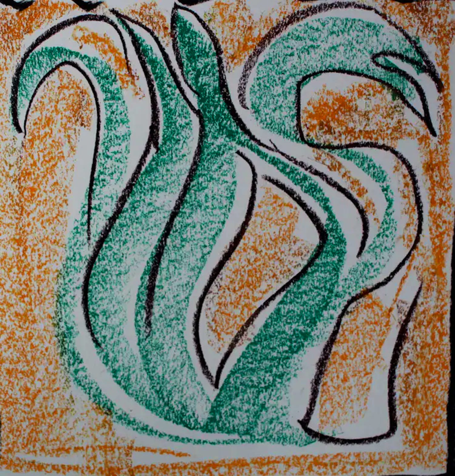 Simon Vinkenoog - Krijttekening: Diselette - 1993 verkocht voor € 150!