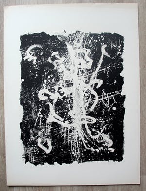 Piet van Stuivenberg - Litho: Abstracte compositie - 1960 kopen? Bied vanaf 45!