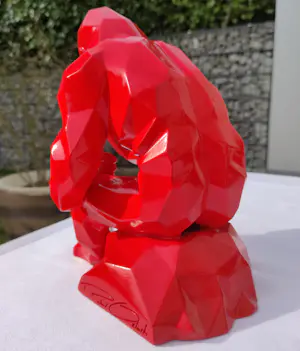 Richard Orlinski - THINKING KONG / KONG PENSEUR – Skulptur kopen? Bied vanaf 320!