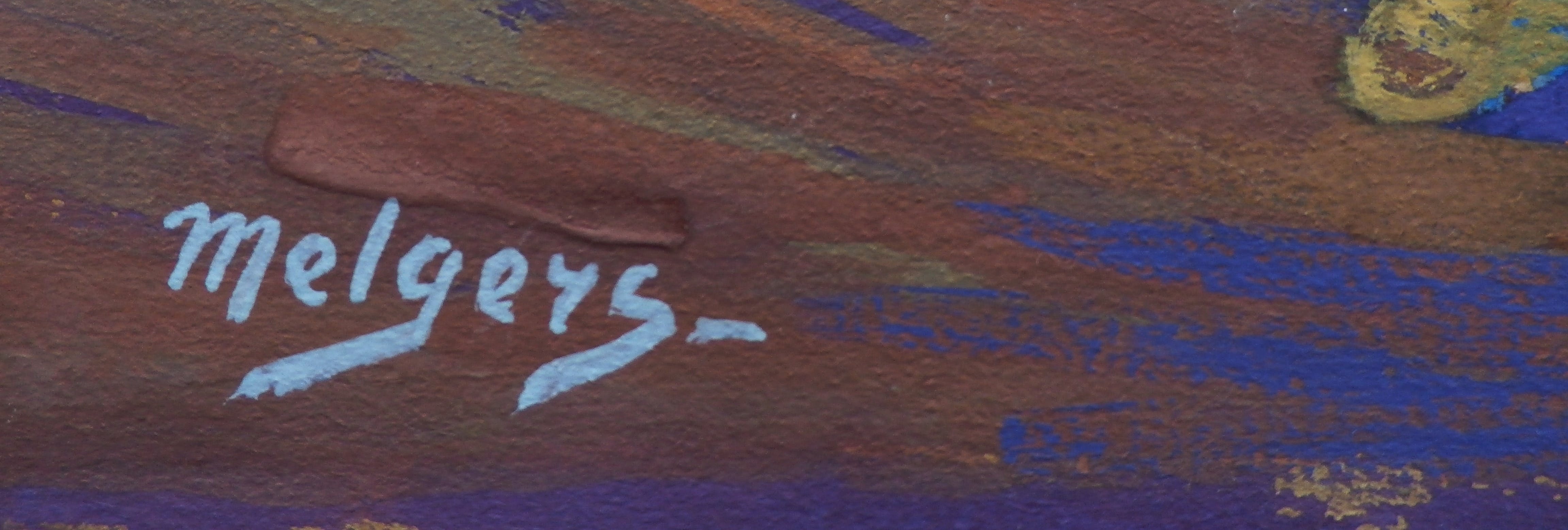 Henk Melgers - gouache: in het circus kopen? Bied vanaf 850!