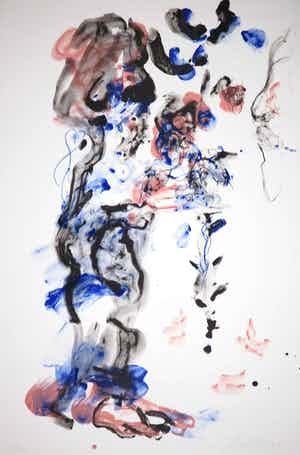 Ger Lataster - Litho, Hermine in de tuin (Groot) verkocht voor € 80!