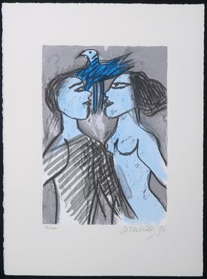 Corneille - Zeefdruk, Liefdespaar kopen? Bied vanaf 100!