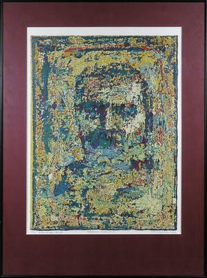 Hans Luiken - Linosnede - eigen druk - Tableau Vivant I kopen? Bied vanaf 40!