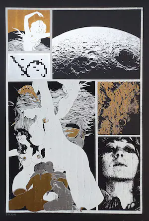 Horst Mundschitz - The Age of Space (1973), zeefdruk kopen? Bied vanaf 55!