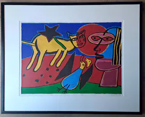 Corneille - Femme au Masque et Chat kopen? Bied vanaf 475!