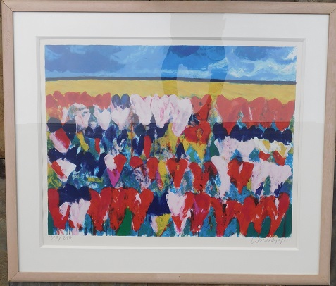 Jan Cremer - Dutch Glory - Zeer grote zeefdruk - 1991 - 210/250 - gesigneerd kopen? Bied vanaf 450!