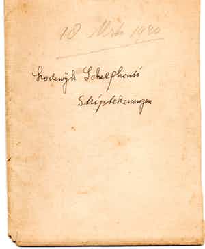 Lodewijk Schelfhout - La vie d'un artiste en dix images verkocht voor € 500!