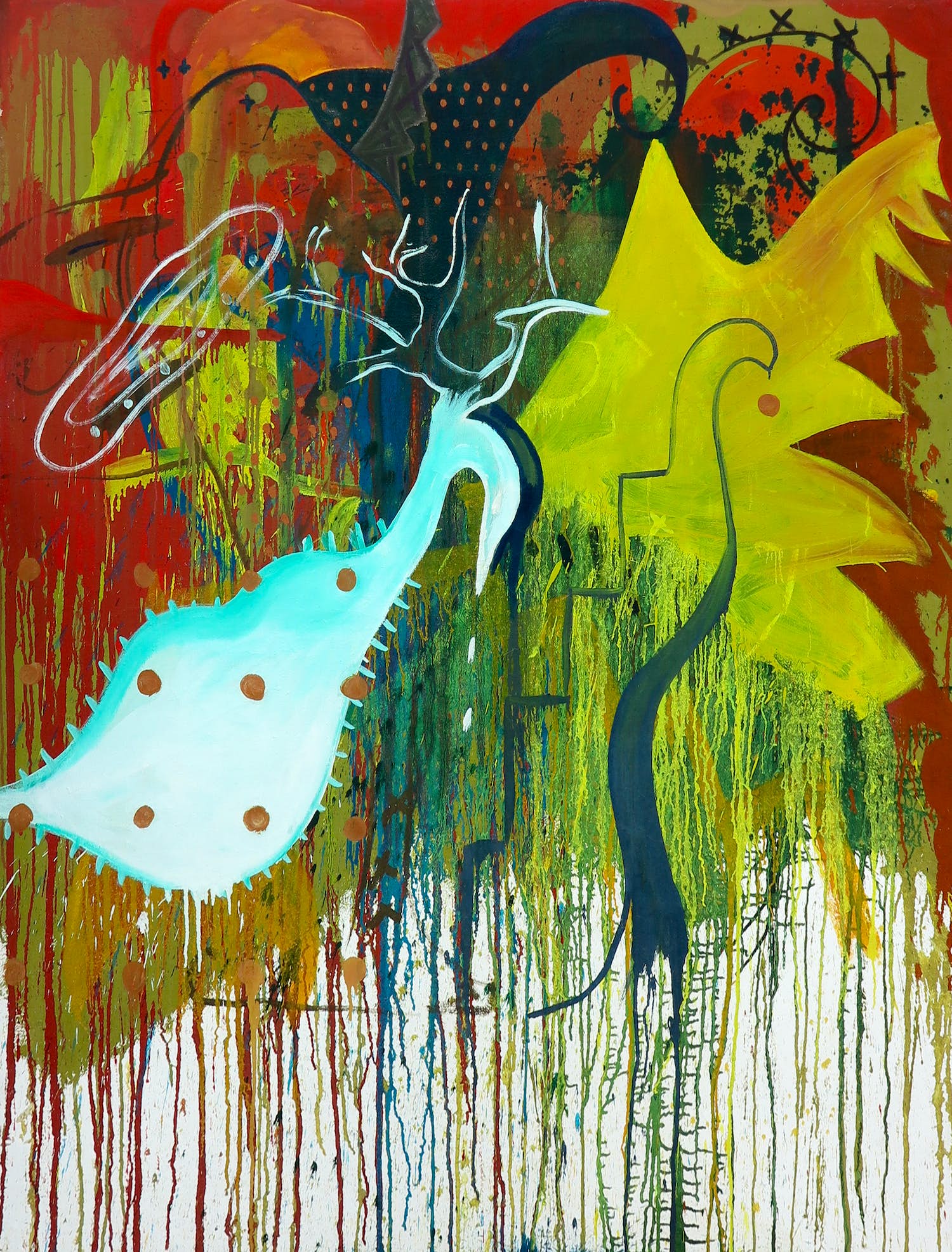 Ori Ben-Zeef - Olieverf op jute, OI 890202 (Zeer groot) kopen? Bied vanaf 1!