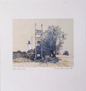 Gisela Kleinschmidt - Drie handgesigneerde lithografien: Landschap, Composities I en II kopen? Bied vanaf 9!