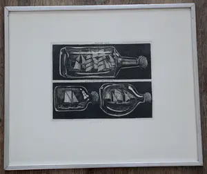 Herman Berserik - Ets: De scheepjes van J. Dane - 1975 kopen? Bied vanaf 125!