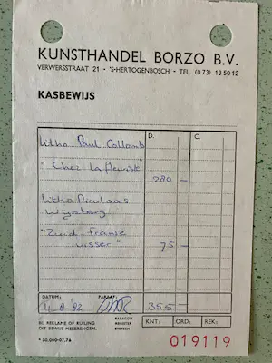 Paul Collomb - Chez la fleuriste kopen? Bied vanaf 75!
