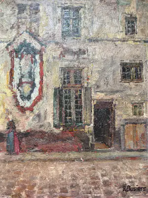 Rene Bosiers - Historisch stadsgezicht Antwerpen kopen? Bied vanaf 75!