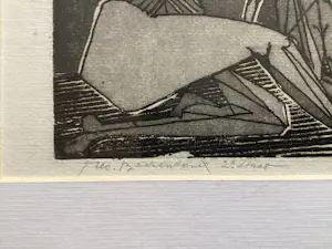 Theo Beerendonk - Act met drie figuren - originele ets kopen? Bied vanaf 75!