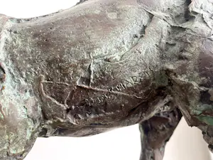Jan Desmarets - Bronzen paard (zwaar object) kopen? Bied vanaf 3500!