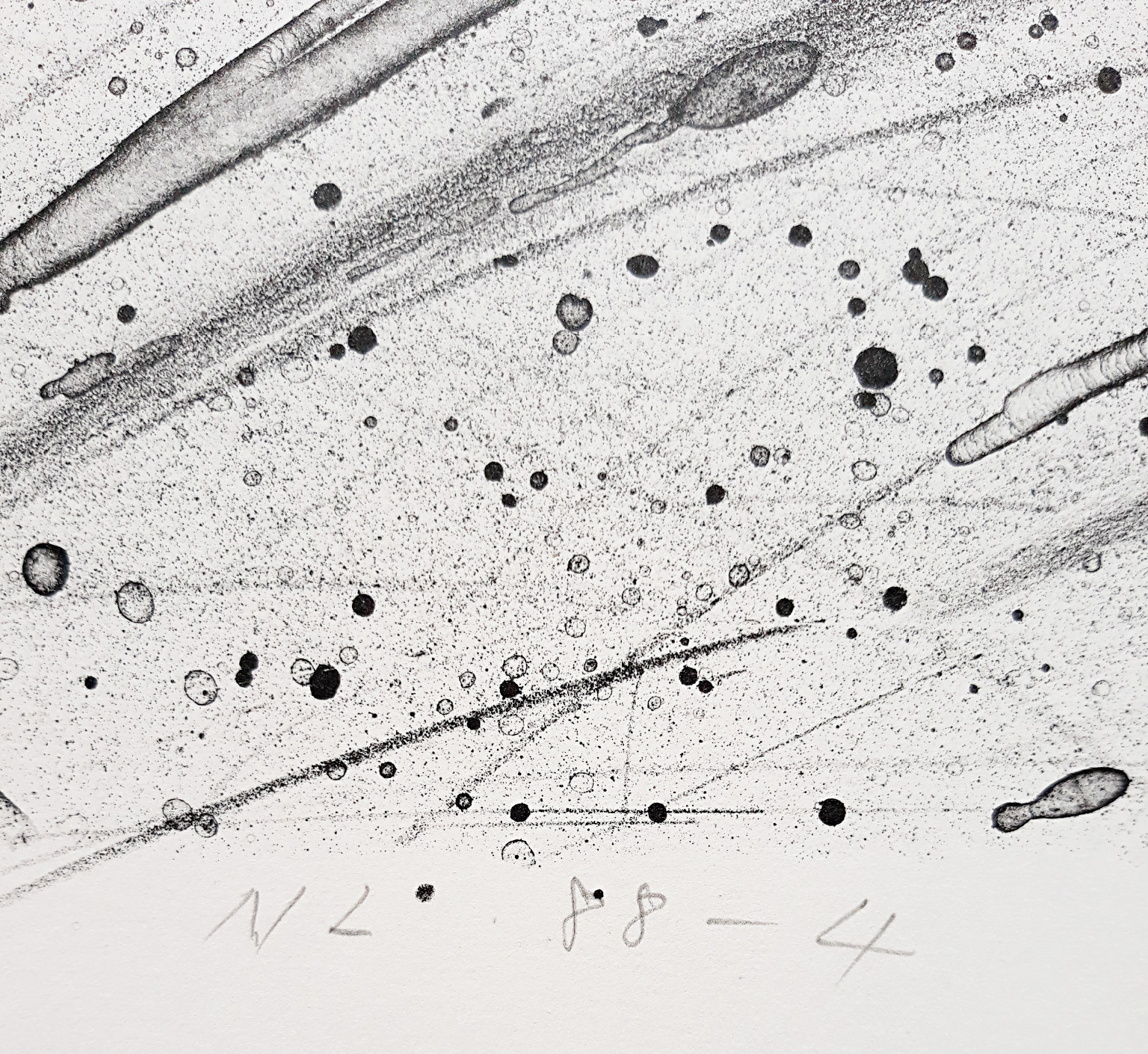 Kenji Nagai - Abstracte compositie, litho kopen? Bied vanaf 30!