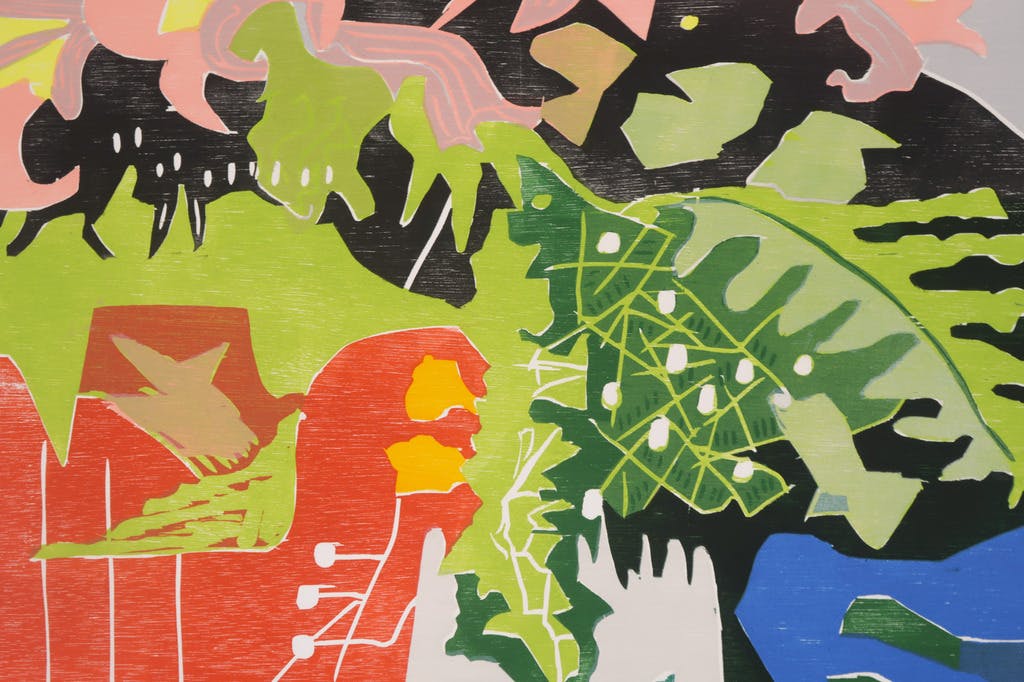 Vincent van Ojen - Vincent van Ojen: Houtsnede, Bloemstilleven kopen? Bied vanaf 80!