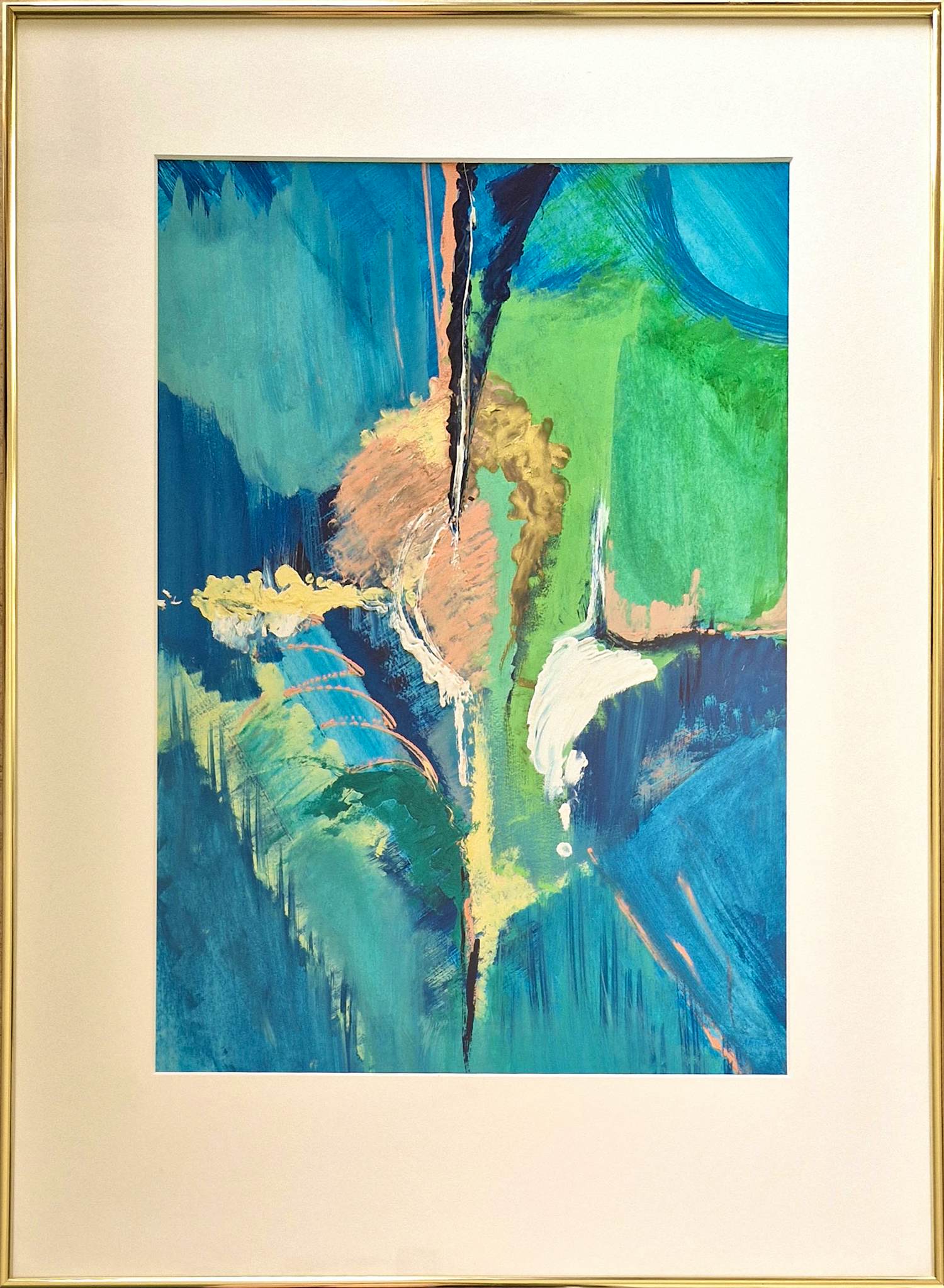 Miriam Slaats - Gemengde techniek op papier: 'Zonder Titel' (1988). kopen? Bied vanaf 95!