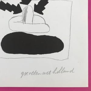Reinier Lucassen - Lithografie - Gesigneerd - "Groeten uit Holland" - 1966 - 22/50 kopen? Bied vanaf 1!