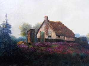 George Frederik Teyssen - 2 x Heide landschap kopen? Bied vanaf 199!