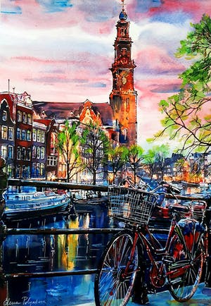 Elena Polyakova - Westerkerk in Amsterdam kopen? Bied vanaf 65!