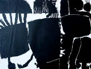 Guillaume Le Roy - houtsnede - zonder titel verkocht voor € 45!