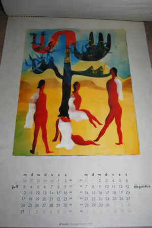 Hendrik Werkman - Metro (ingelijst) & zeer grote kalender kopen? Bied vanaf 100!