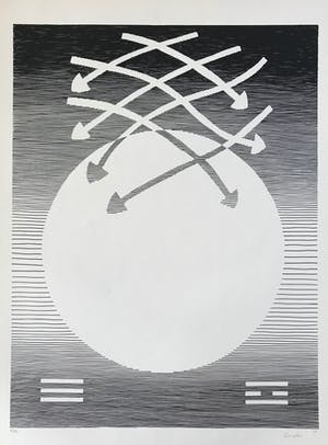 Michel Seuphor - Gesigneerde zeefdruk uit 64 Hexagrammes du Yi-King - 8/90 - 1986 kopen? Bied vanaf 75!