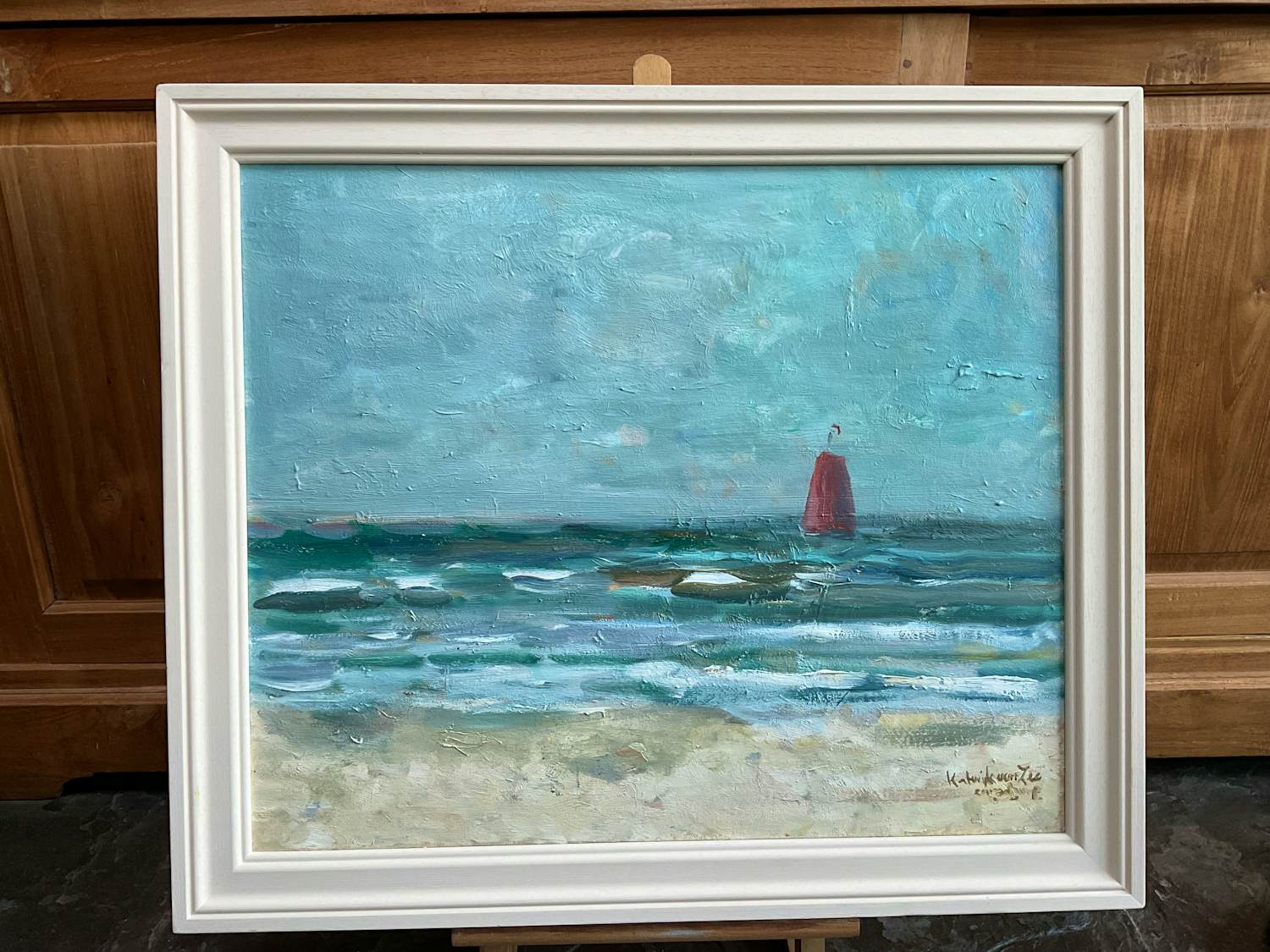 Cor Schaap - Sunset Katwijk aan Zee kopen? Bied vanaf 300!