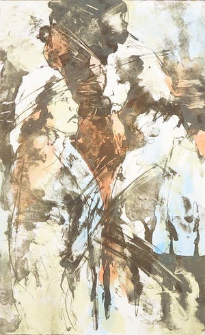 Hans Vanhorck - 2 figuren, knap werk van een knappe kunstenaar kopen? Bied vanaf 30!