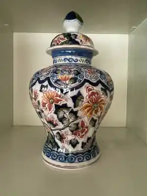 Koninklijke Tichelaar Makkum - Pot met deksel verkauft für € 100!