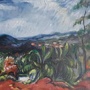 Jacques Mels - Kleurrijk landschap Pirituba in Brazilië kopen? Bied vanaf 50!