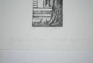 Henry Jelsma - Eik voor een huis - A.P. ets - met opdracht kopen? Bied vanaf 30!