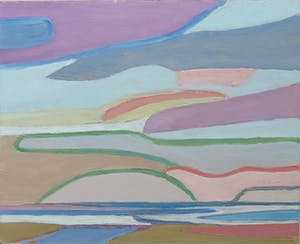 Paul Overhaus - Acryl op board, Uitzicht - Ingelijst kopen? Bied vanaf 60!