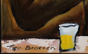 Theo Broeren - Acryl op doek, After the game kopen? Bied vanaf 100!