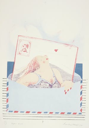 Bertha Haak - Litho, Zonder titel kopen? Bied vanaf 1!