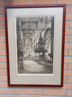 Johan D. Scherft - Interieur Nieuwe Kerk in Amsterdam kopen? Bied vanaf 40!