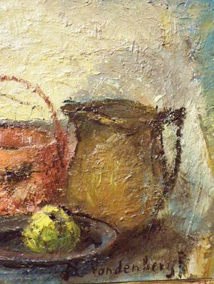 Piet van den Bergh - Expressionistisch stilleven - kopen? Bied vanaf 99!