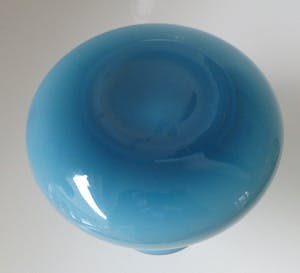 Empoli Glas - Lichtblauwe Opaline vaas kopen? Bied vanaf 25!