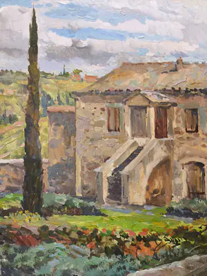 Dmitri Kostylov - De abdij van Sant'Antimo, Toscane, Italië kopen? Bied vanaf 450!