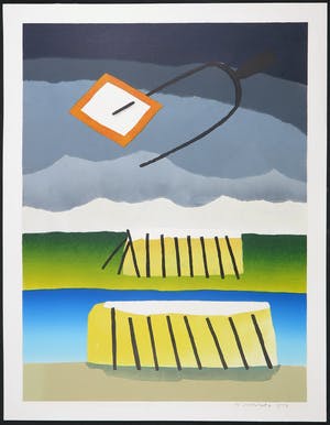Harrie Gerritz - Gouache, Het bericht van de naderende bui kopen? Bied vanaf 100!