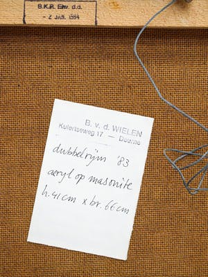 Bernard van der Wielen - Dubbelrijm kopen? Bied vanaf 50!