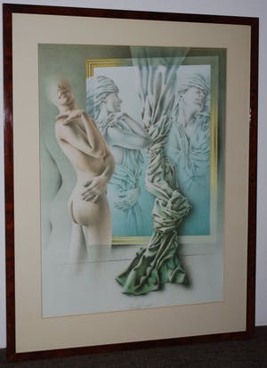 AcheterPoen de Wijs - Song of Songs, 1987 - Ingelijste litho? Enchérissez de 85!