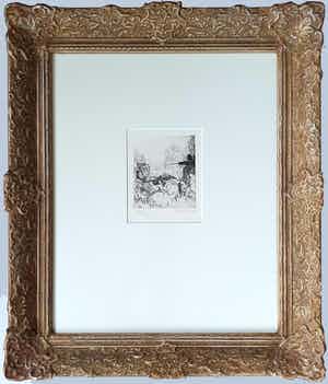 Constant - Ets: 'De executie' - Nieuw ingelijst verkocht voor € 395!