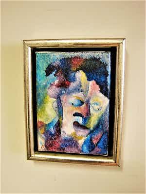 Henk Klinkhamer - Westlandse schilder - fraai Expressionistisch portret "Doge Leonardo Loredan" verkocht voor € 10!